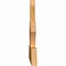 Ekena Millwork Richland Rough Sawn Timber Gable Bracket, Western Red Cedar, 60"W x 25"H x 2"D x 6"F, 10/12 Pitch GBW060X25X0206RIC00RWR - alternate 4